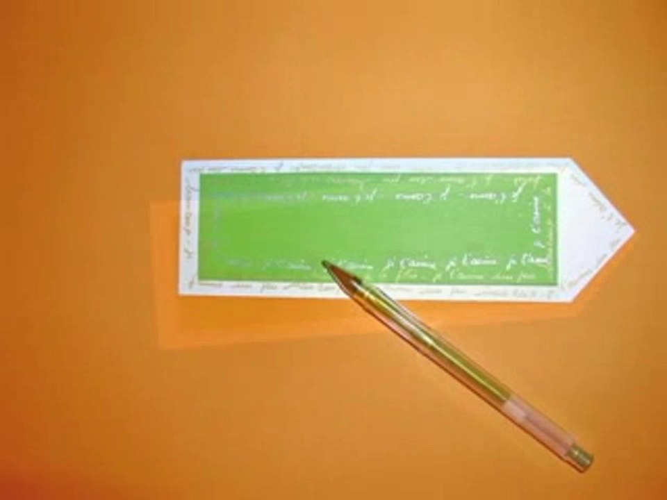 Marque-page pâquerettes