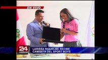 Larissa Riquelme hará notas exclusivas del mundial para Panamericana TV (1/2)