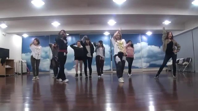 Girls Generation The Boys dance practice
