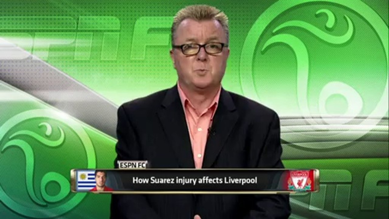 How Suarez injury affects Liverpool