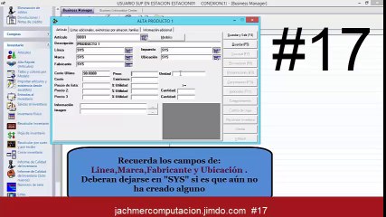 Dar de alta un articulo - My Business POS