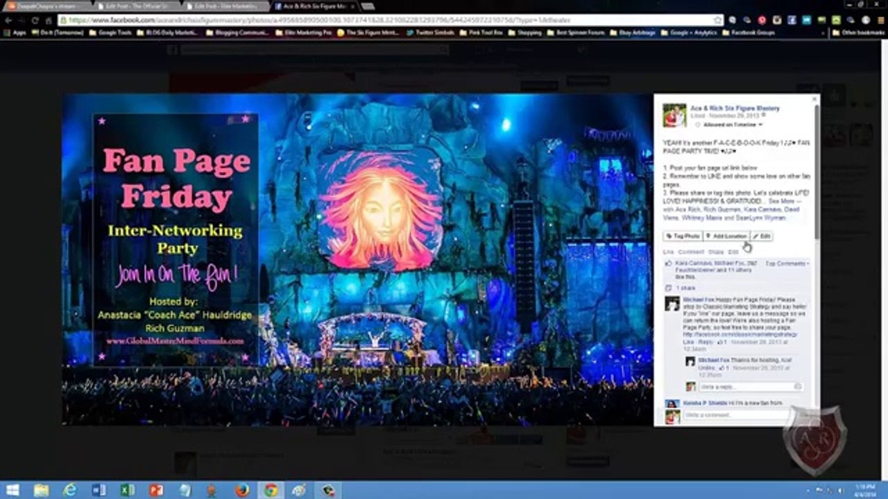 Elite Marketing Pro Training 16 | How To Get Fanpage Likes And Influence People