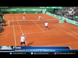 Santiago Giraldo y la dupla de Cabal – Farah, superados en el Roland Garros