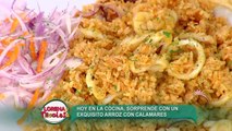 Aprende a cocinar un delicioso arroz con calamares en Lorena y Nicolasa (2/2)