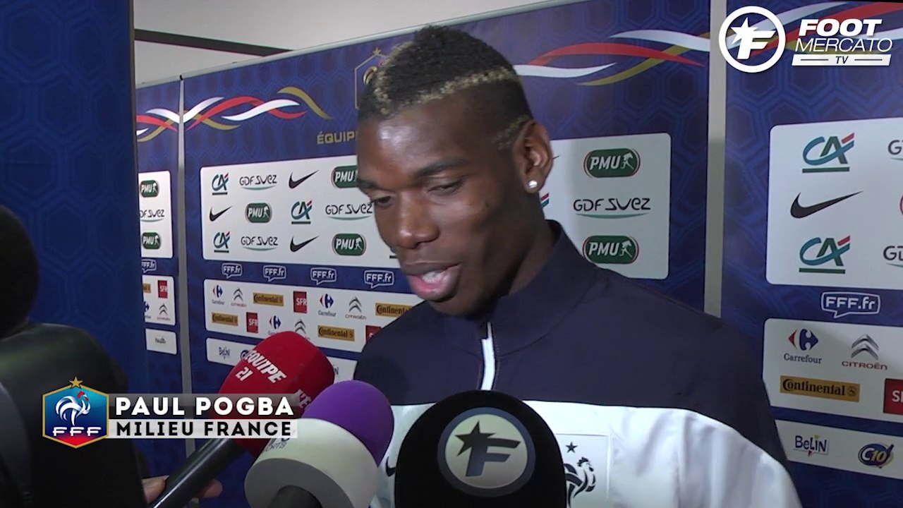Pogba : "Fier de jouer aux côtés de Matuidi et Cabaye"