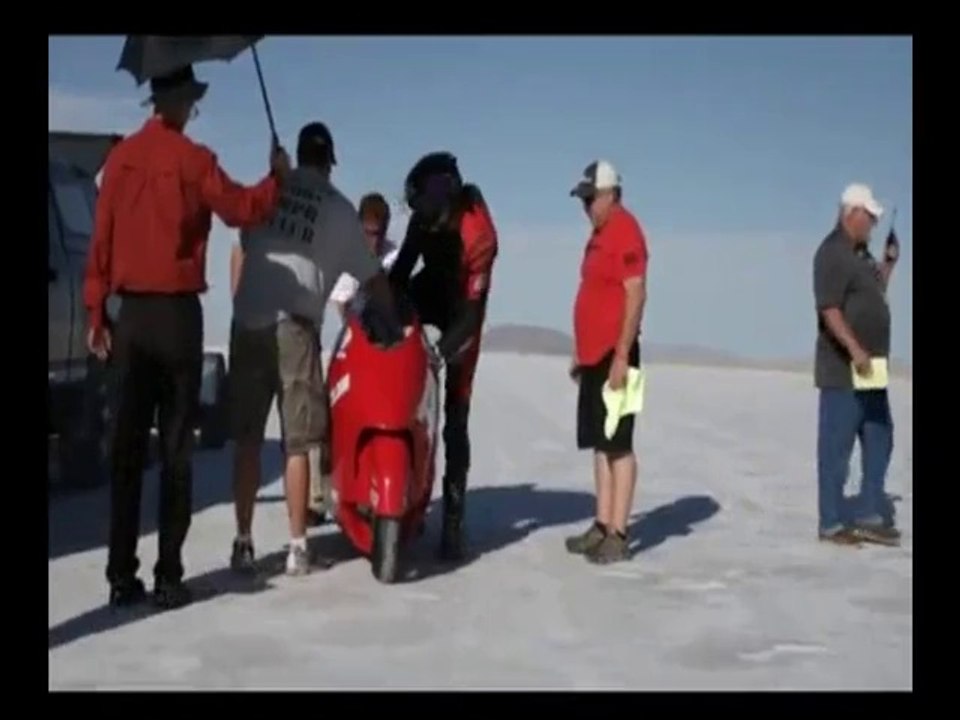 HONDA　CBR１０００RRで時速４２６キロ