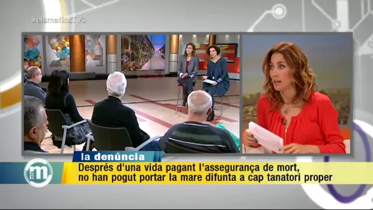 TV3 - Els Matins - Denuncien que no van poder vetllar la seva mare en un tanatori de Barcelona, tot
