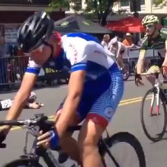 2014 Tour of Somerville- Juniors Winner Noah Granigan Crash