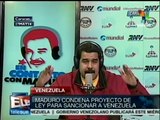 Maduro condena posibles sanciones de EE.UU. en contra de Venezuela