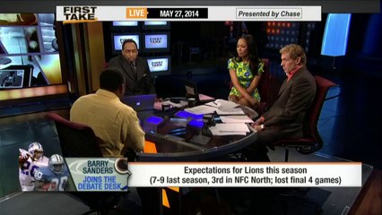 Barry Sanders Joins the Debate Desk