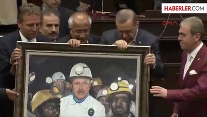 Erdoğan'a Madenci Tablosu Hediye Edilmesi Kızdırdı