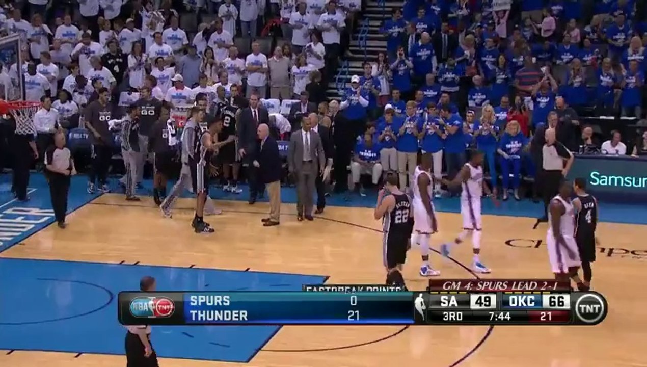 Tim Duncan et Gregg Popovich