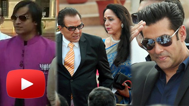 Narendra Modi's Oath Taking Ceremony | Salman Khan, Vivek Oberoi, Hema Malini, Salim Khan