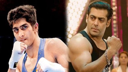 Salman Khan Trains Boxer Vijender Singh | WATCH