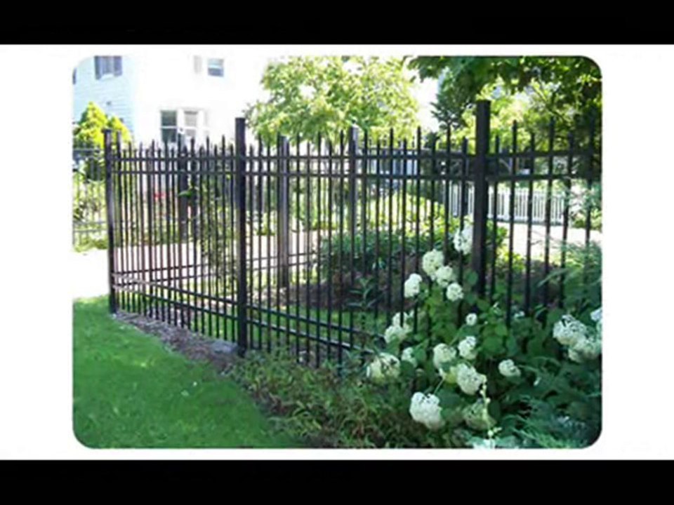 wrought iron fence, decorative iron gates, courtyard gates