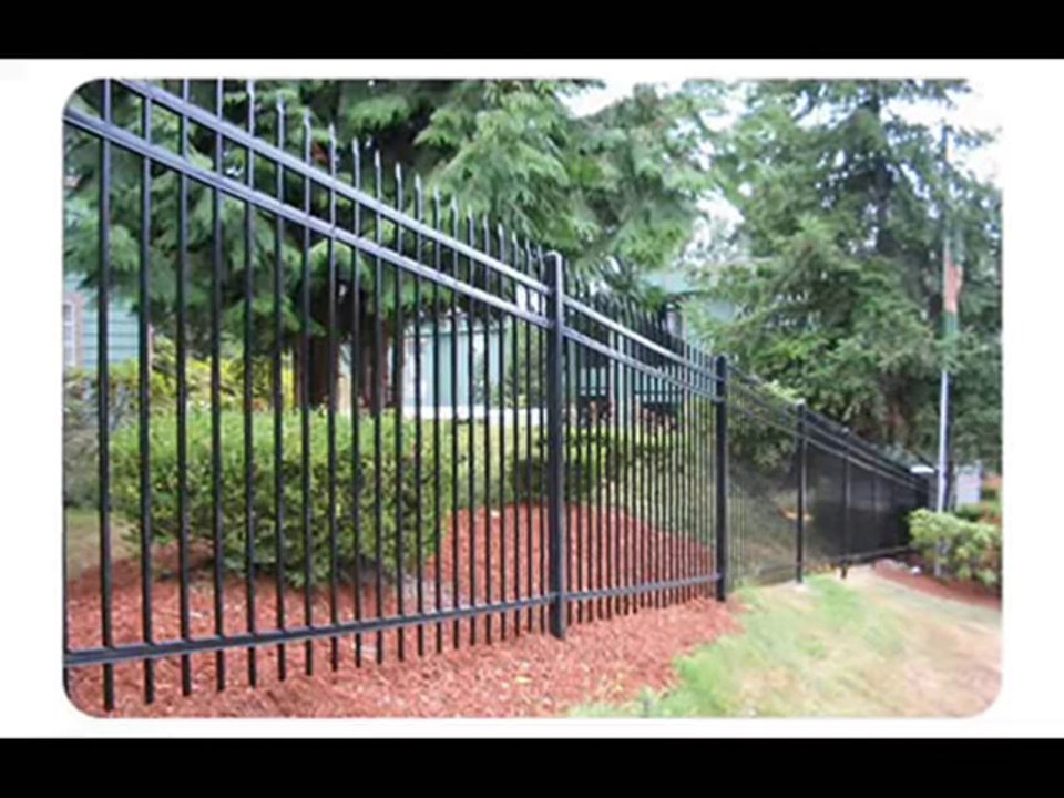 wrought iron fence, decorative iron gates, courtyard gates