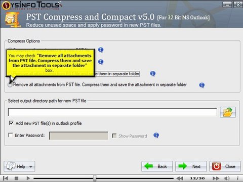 SysInfoTools PST Compress and Compact
