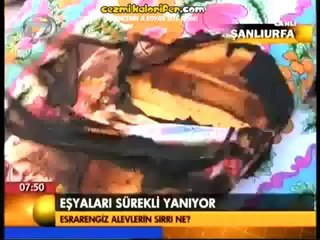 Şanlıurfa'da Esrarengiz Biçimde Kendi Kendine Yanan Eşyalar