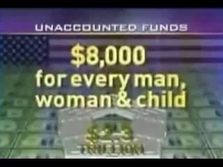 Rumsfeld 2.3 Trillion Dollars missing Pentagon 1 day before 9/11