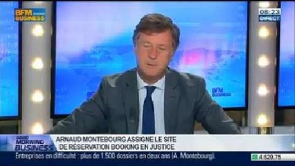 Arnaud Montebourg porte plainte contre Booking.com, Sébastien Bazin dans GMB - 28/05
