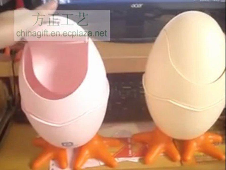 Desktop Chicken / Egg / Dog Waste Bin