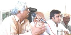 Pakistan fisher folk foruam Muhammad Ali shah speech @ sanghar (03)