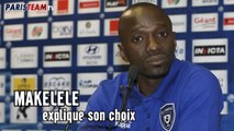 Claude Makelele explique choix