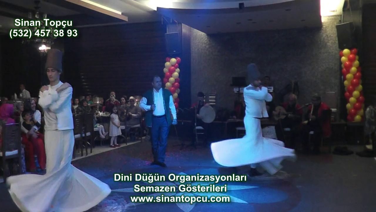 Ankara İlahi Grubu ile birlikte sahne ala nankara semazen gösterisi muhteşem semazen gösterisi izle