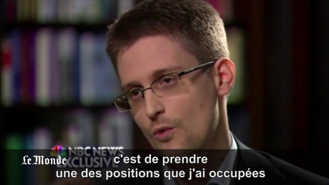 Edward Snowden assure avoir reçu « une formation d'espion »