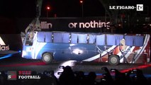 Bus de l'équipe de France de Foot détruit : coup promo d'Adidas