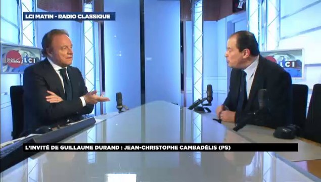 Jean-Christophe Cambadélis, invité de Guillaume Durand et LCI