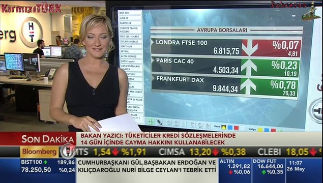 DİDEM ARSLANOĞLU - BLOOMBERG HT - FİNANS MERKEZİ - 26.05.2014