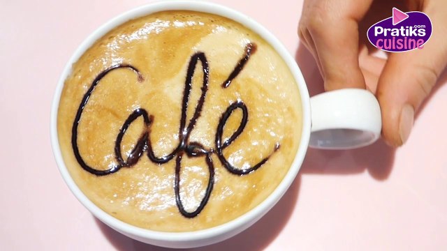 Les techniques de Barista - Comment écrire sur la mousse de lait