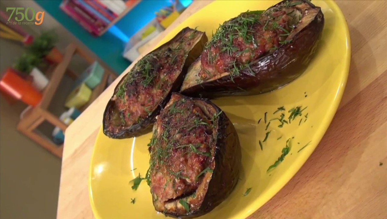 Recette d'Aubergines farcies - 750 Grammes