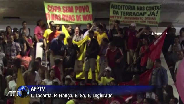Greves e manifestações a poucos dias da Copa