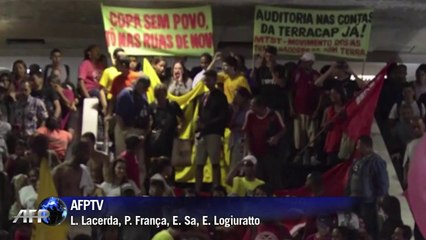 Greves e manifestações a poucos dias da Copa