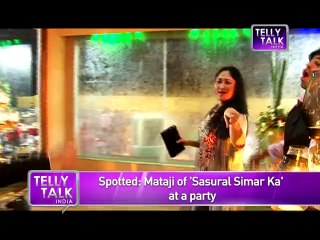 Sasural Simar Ka  Mataji aka Jayati Bhatia CAUGHT getting WILD!