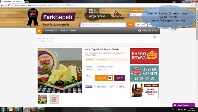 Kebir Yağlı Kolot Peyniri