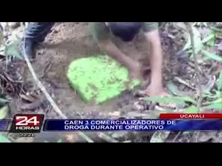 Tingo María: capturan a tres sujetos con más de 500 kilos de cocaína