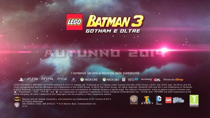 Lego Batman 3: Gotham e Oltre - Teaser Trailer Ufficiale