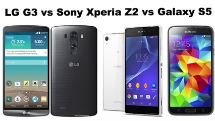 LG G3 vs Sony Xperia Z2 vs Samsung Galaxy S5