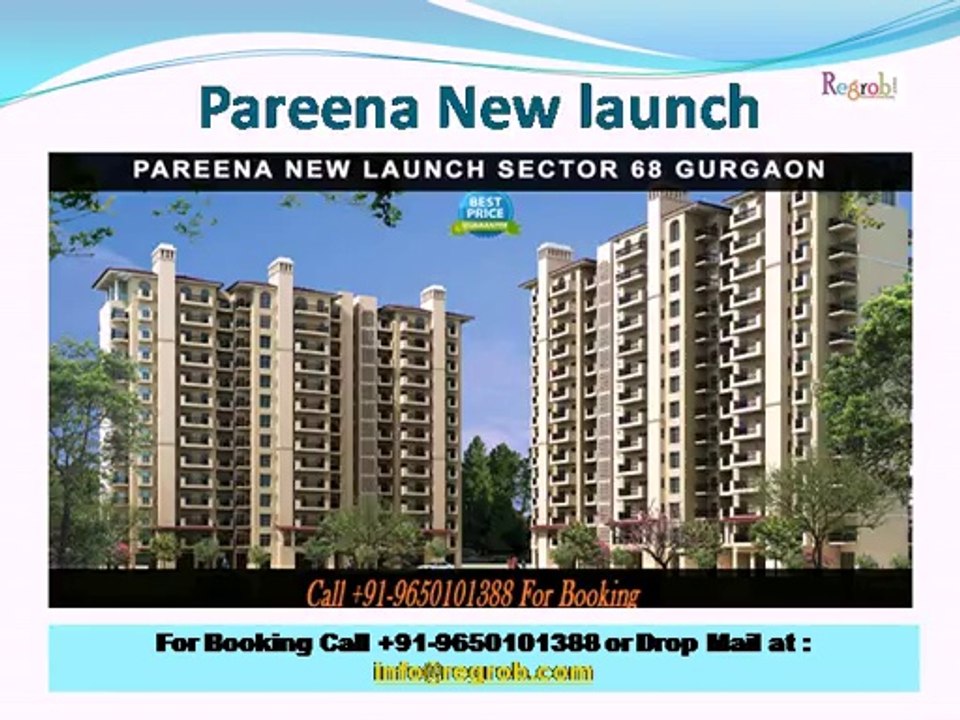 pareena new launch project sector 68 gurgaon