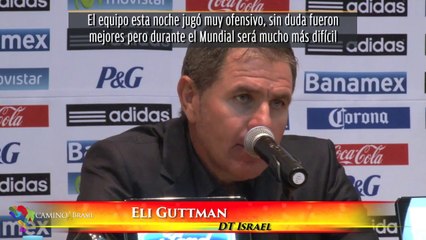 Reconoció DT de Israel superioridad del Tri