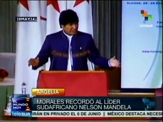 Recuerda Evo Morales a Nelson Mandela en reunión de MONOAL