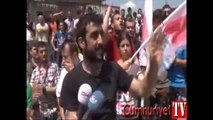 Ağaoğlu Maslak 1453 İstanbul şantiyesinde protesto