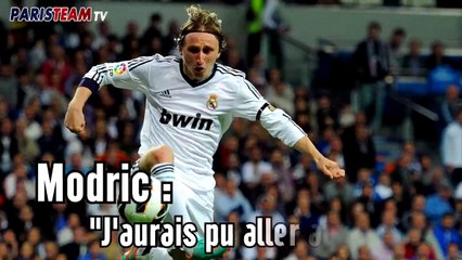 Modric : "J'aurais pu aller au PSG"