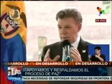 Insta presidente Santos a colombianos para que se involucren en la paz