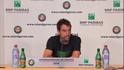 Roland-Garros - Chardy : "Tout simplement plus fort que moi"