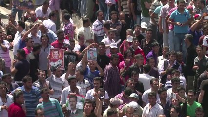 Syrians in Beirut stream to their embassy to vote