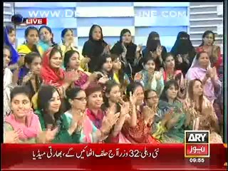 Actress Nelofer Abbasi telling a sweet story about how qavi khan used to treat her